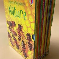 [Special price box damaged]Usborne Beginners Nature 10 Books  hardcover Gift Box set English book