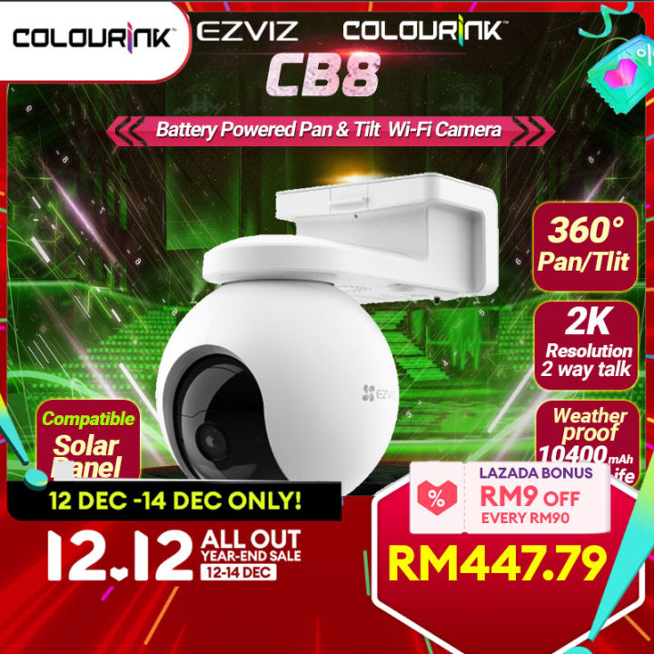 EZVIZ CB8 2K 360° Security Camera REVIEW