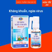 Xịt Họng XUYÊN TÂM LIÊN Roxtech hỗ trợ giảm ho, tiêu đờm - Chai 30ml