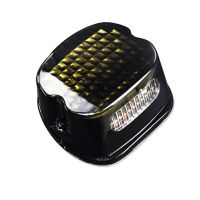 ควันไฟท้าย LED มอเตอร์ไซค์สีแดงไฟท้ายโคมไฟสำหรับรถ Harley Dyna Softail Touring Sportster 883 1200 Street Glide FXD