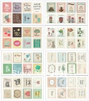 50packslot Vintage Eiffel Tower Series Stamp mini paper sticker decoration free shipping album diary scrapbooking label sticker