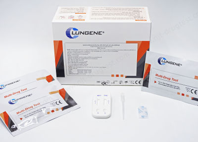 ชุดตรวจสารเสพติดเมทแอมเฟตามีน(ยาบ้า,ยาไอซ์)และกัญชา (2IN1) ยี่ห้อ Clungene