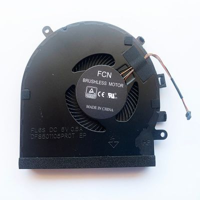 DXDFF พัดลมระบายความร้อนแล็ปท็อปใหม่ดั้งเดิมสำหรับแบตเตอรี่แล็บท็อบ15 RZ09-027 RZ09-0270 GTX 1060 DFS501105PR0T FL6S