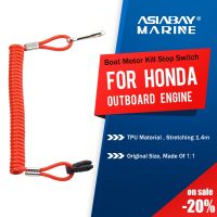 Honda Outboard สวิตช์หยุดฆ่า2.3Hp 10Hp 6Hp 15Hp 20Hp 30Hp 50Hp 60Hp 90Hp 150Hp 225Hp 250Hp สายคล้องเพื่อความปลอดภัยในสายคล้องกุญแจ