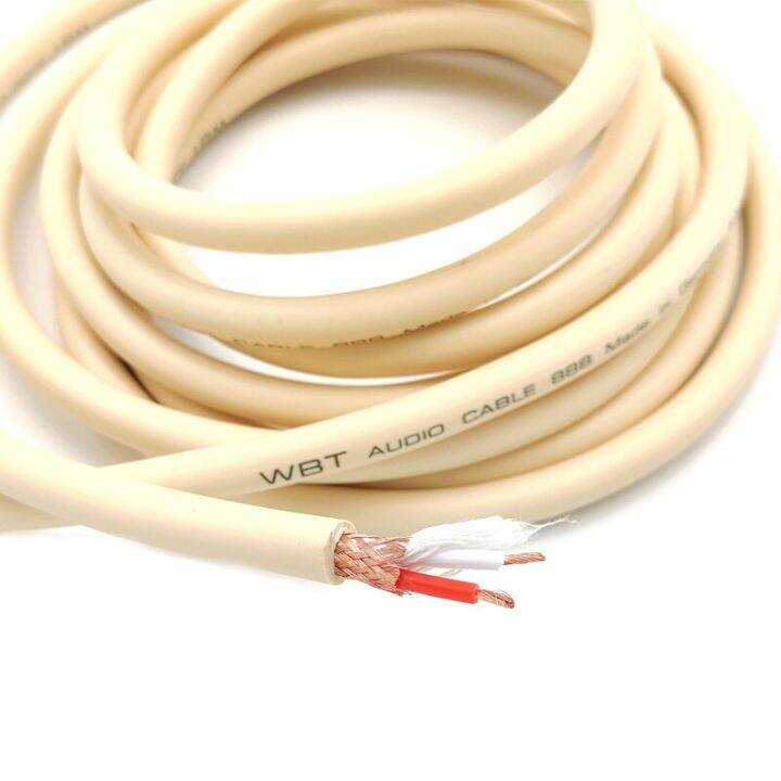 WBT 888 2 Core OFC Bulk Audio Cable RCA Signal Line XLR Balanced Cable