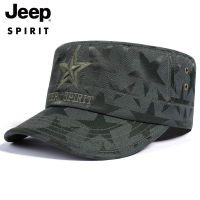 JEEP SPIRIT Mens Hat Flat Cap Fashion Breathable Sun Hat Unisex