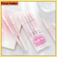 ESTRUS FASHION 5Pcs พลาสติกสำหรับตกแต่ง ปากกาลูกลื่น สีชมพูอมชมพู ปากกาสำหรับเด็ก ของใหม่ ปากกาบลิง ออฟฟิศสำหรับทำงาน