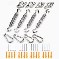 4x Stainless Steel Sun Sail Shade Canopy Fixing Fittings Hardware Accessory Kit 6mm