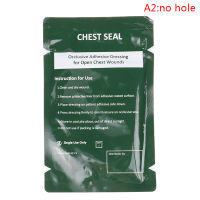 Bloom Safety Survival Emergency Insulation สติกเกอร์ Chest Seal Vented First Aid Patch