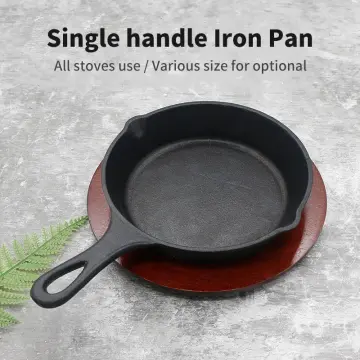 8.5cm Small Fry Pan Steak Pot Non Stick Cast Iron Material Wok