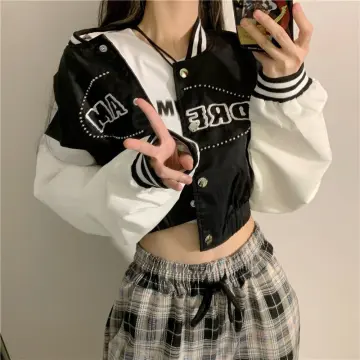 summer stripe Bomber Jacket women fashion thin short coat Korean