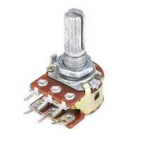 1/5PCS 6Pin WH148 Potentiometer B1K ~ B1M Ohmหมุนเชิงเส้นตรงเพลา15/20มม.B10K B250K