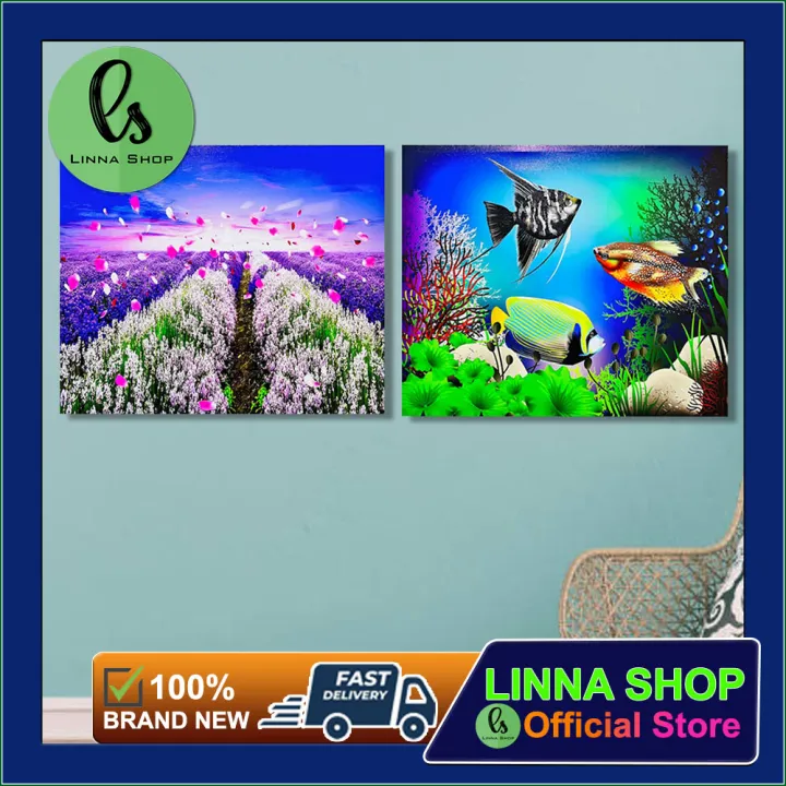 Linna Shop Nordic Style Wall Art Canvas Paintings Posters and Prints  Pictures Flowers and Fish Design for Living Room Home Decor 50x60cm No  Frames | Lazada PH