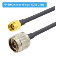 1ชิ้น Rg58 N ประเภทชาย/หญิงกับ Sma ตัวผู้อะแดปเตอร์หัวเชื่อมต่อ Rf สายโคแอกเซียล Rg-58สายไฟต่อจัมเปอร์15ซม. 50ซม. 1ม. 2ม. 5ม.