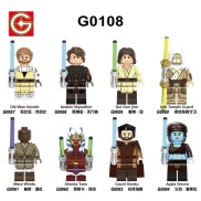 Compatible with LEGO Star Wars series Obi-Wan Anakin Ahsoka Qui