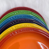 le creuset bird charles 6 ชุด อาหารชั้นสูง 19cm ชุดเคลือบสีแดง