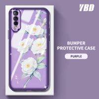 YBD เคสสำหรับ โทรศัพท์ Vivo S1 IQOO NEO 1907 Camellia ดอกไม้ฟิล์มเลนส์ลวดลายโปร่งใสสี TPU Carmera แบบนิ่ม