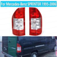 ฝาครอบโคมไฟท้ายรถเบรกหลังรถยนต์สำหรับ Mercedes-Benz SPRINTER 1995-2006ไฟท้ายรถบรรทุกชุดไฟท้ายโดยไม่มีหลอดไฟ