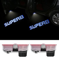 4pcslot Car Styling SUPERB Shadow Courtesy Light For Skoda Superb MK3 3 Superb MK2 2 Skoda Welcome Light Logo Projector Lamp