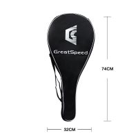 [COD]Greatspeed กระเป๋าเทนนิสสีดำไหล่กระเป๋าไม้เทนนิสป้องกันกระเป๋า Original Flannelette Hold 1 Racquet