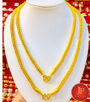 สร้อยคอแปดเสาพ่นทราย งานถักมือ นำ้หนัก5บาท ทองหุ้ม ทองชุบ สวยเสมือนจริง JPgoldjewelry