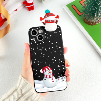 2 DIY เคสจี้ตุ๊กตาคริสต์มาสเหมาะสำหรับ Samsung Galaxy S22 S23 S20 FE S21 S10 S9บวกอัลตร้าไลท์ S10e S8 M52การ์ตูนคริสต์มาส