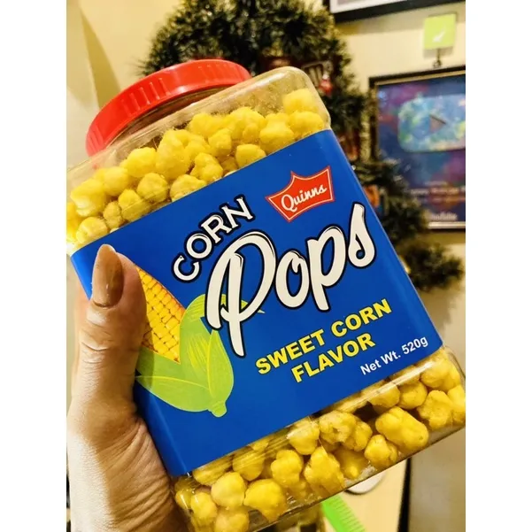 【new】 Quinns Corn Pops Sweet Corn Flavor 520g Big Jar Bb October 2022 Lazada Ph 2420