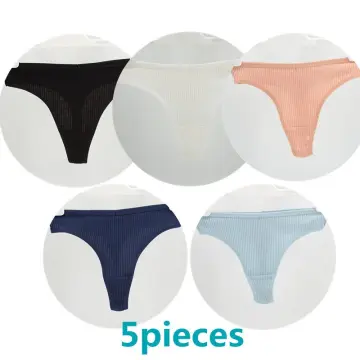  5 Pieces Underpants Patchwork Color Underwear Panties