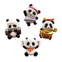 Kung Fu Panda Chengdu Cartoon 3D Cute Panda Fridge Magnets Souvenir for Sightseeing Travel Movie Characters Crafts Decoration