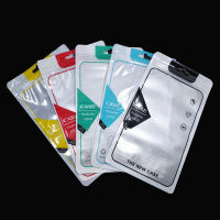 100PcsLot Zip Lock Front Clear Plastic Bag for Universal Cell Phone Case Packaging Zipper Resealable Phone Cover Wrapping Bags