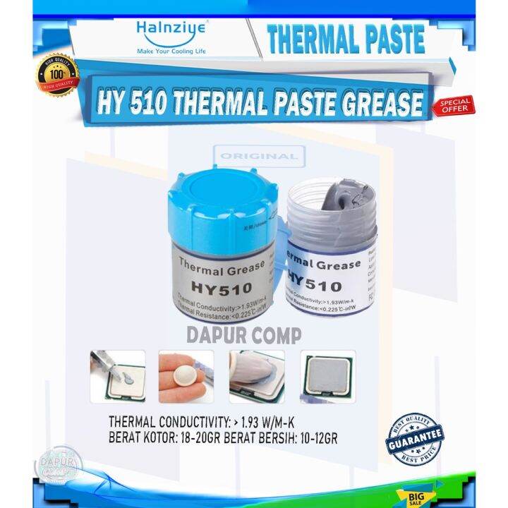 THERMAL PASTE 20GR CPU GPU VGA HY510 GREASE THERMAL Lazada Indonesia