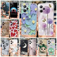 For Realme C35 4G Case RMX3511 Stylish Painted Cover Soft Slim Phone Case For Oppo Realme C35 C 35 RealmeC35 Coque Fundas Bumper