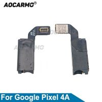 Aocarmo สําหรับ Google Pixel 4a หูฟังหูฟังหูฟัง แจ็ค ชิ้นส่วนซ่อมสายเคเบิลแบบยืดหยุ่น