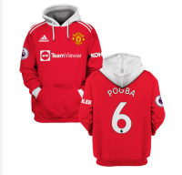 3D HOODIE-  XZX180305   man chester United Premier League Classic 3D Hoodie 14