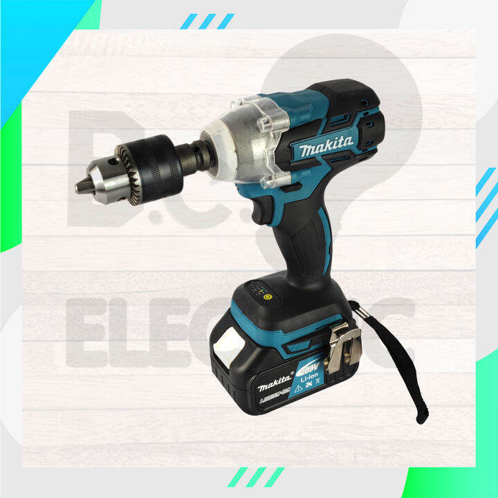 makita-บล็อกไร้สาย-229v-แปลงเป็นสว่านได้-มอเตอร์บัสเลส-brushless-งานเทียบ-รับประกันสินค้า-1-ปี