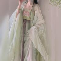 【CW】 Hanfu Dress Women Ancient Chinese Traditional Hanfu Set Female Cosplay Costume Summer Hanfu Red Dress Plus Size 2XL For Women