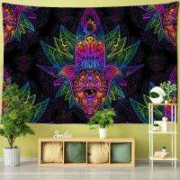 Sun Print Tapestry Wall Hanging Family Bedroom Decorated With Mysterious Bohemian Tarot Magic Indian Witchcraft Wallpaper