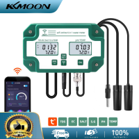 【FBL】KKmoon ตัวทดสอบคุณภาพน้ำ6 In 1ระบบ Wi-Fi แบบหลายพารามิเตอร์น้ำหน้าจอที่มีคุณภาพดิจิตอล Ph/total Dissolved ของแข็ง Ec/s.g/s.g/salt/ มิเตอร์วัดอุณหภูมิสำห