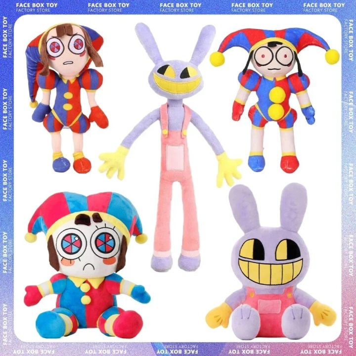 The Amazing Digital Circus Plush Clown Toy Anime Cartoon Doll Pomni ...