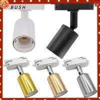 BUSH สีขาวสีดำทอง ที่วางโคมดาวน์ไลท์ พลาสติกทำจากพลาสติก หมุนได้180 ° ตัวยึดโคมไฟบนพื้นผิว ทนทานต่อการใช้งาน ซ็อกเก็ตหลอดไฟ GU10 ช้อป