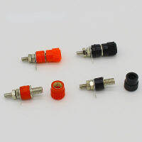 4Pcs Terminal Fastener 4MM Binding Post Banana Jack Terminal With Metal Insert Nuts For Cable Terminals