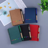 Spot Coil Notebook โฆษณาธุรกิจกระดาษคราฟท์โน้ตบุ๊ค Creative Sticky Note Combination Notepad Customization