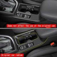 1 PC Car Carbon Fiber Center Console Water Cup Holder Cover Trim Stickers Dustproof ABS for Honda HRV HR-V XRV XR-V 2022 2023 LHD