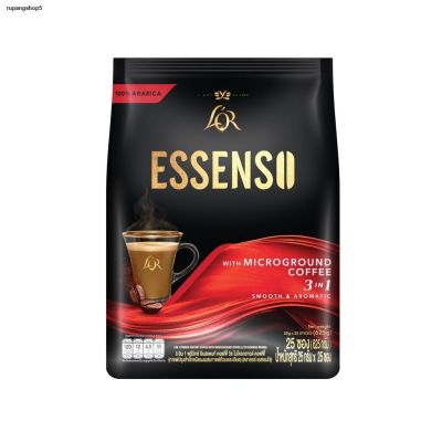 ส่งฟรี บราซิลเลี่ยน  2  ห่อ เอสเซนโซ่ กาแฟไมโครกราวด์ ขนาด 25 ซอง LOR ESSENSO Microgroud Coffee