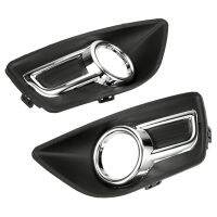 1 Pair for Citroen C4 C-Quatre 2008-2011 Chrome Front Bumper Fog Lamp Light Cover Front Fog Lamp Frame