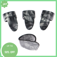 ?【Lowest price】Jay 4pcs กีตาร์ plectrums ปลอกนิ้วโป้งนิ้วหยิบสำหรับกีตาร์อะคูสติก