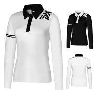 Callaway1 XXIO TaylorMade1 Amazingcre J.LINDEBERG PEARLY GATES ►❃✻  New golf quick-drying clothes ladies clothing golf clothes casual slim tops sports T-shirt long sleeves