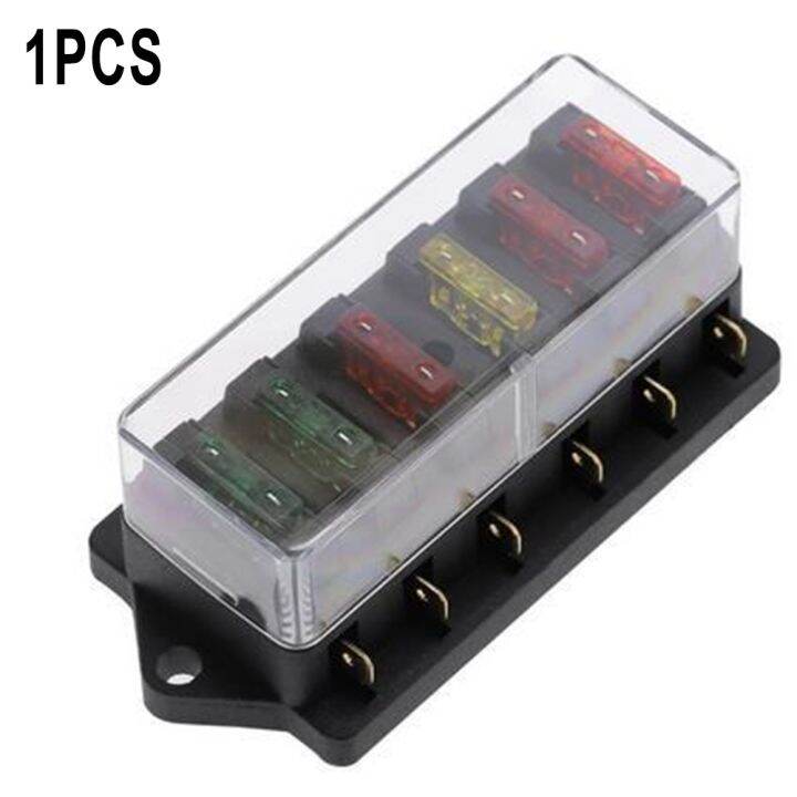 yf-fuse-holder-box-marine-van-1x-12v-24v-1pcs-1x-6-8-10-12-way-ato-block-industrial-accessories-black-boat-new