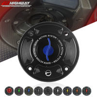 CNC Racing Aluminum Motorcycle Fuel Tank Cap Gas Cap Cover Quickly Release Keyless for SUZUKI GSX600F Katana 1998-2003 TL1000