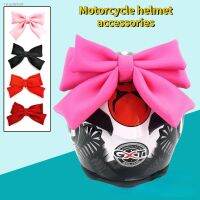 ❇ New Large and Multi-color Optional Bow Knot Pop Girls Same Bow Knot Helmet Decoration Braid Motorcycle Helmet Accessories